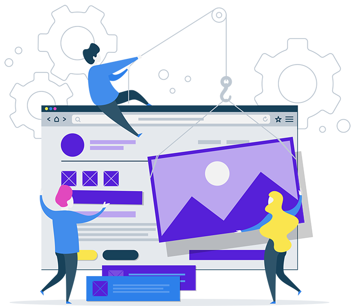 Imagem fazer sites, criar sites