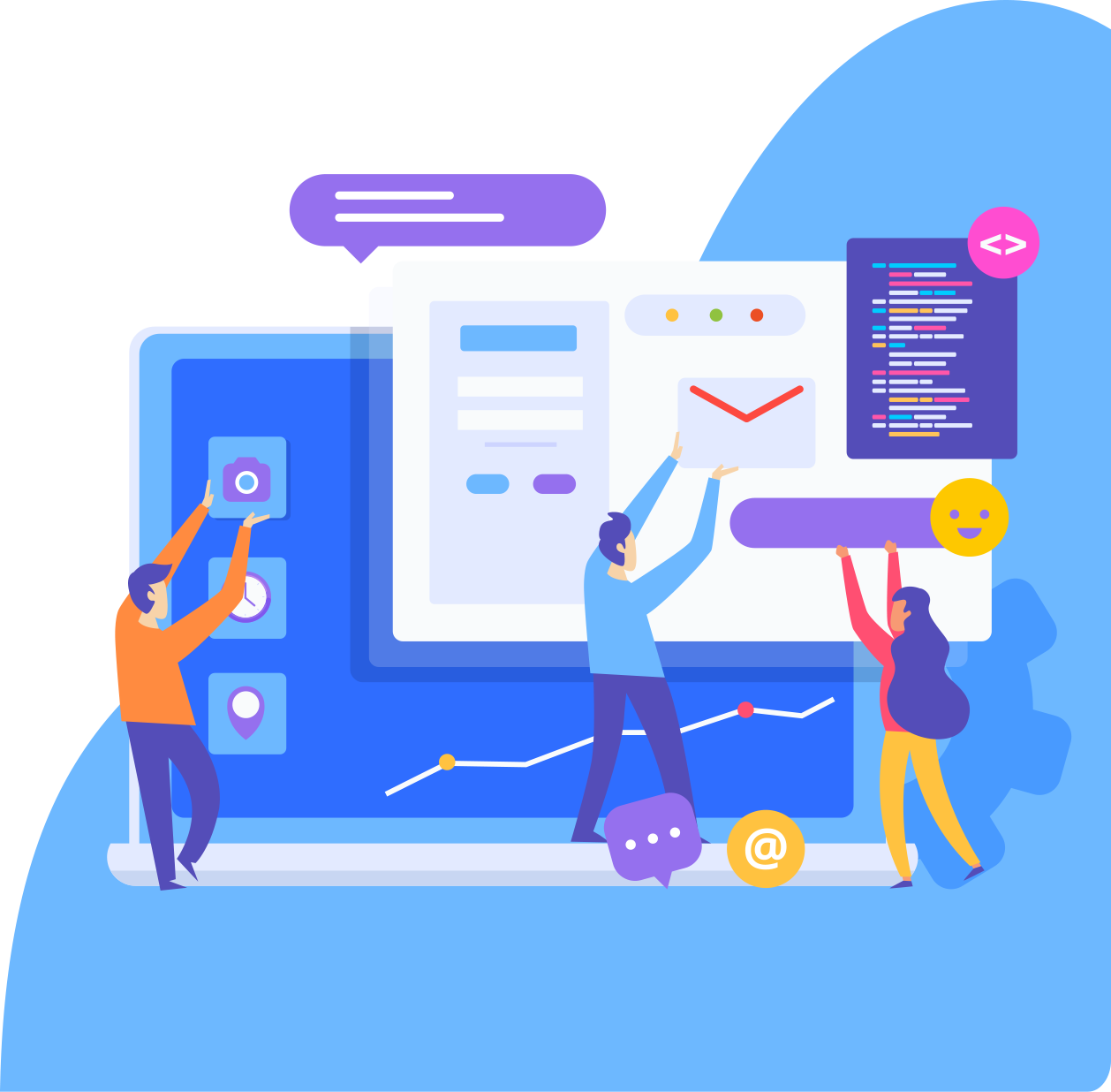 Image desenvolvimento de sites, fazer sites